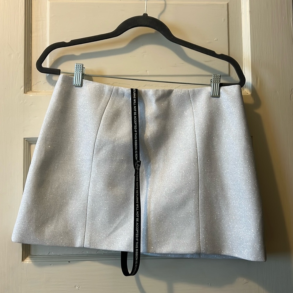 SLA White Sloan Sparkly Skirt